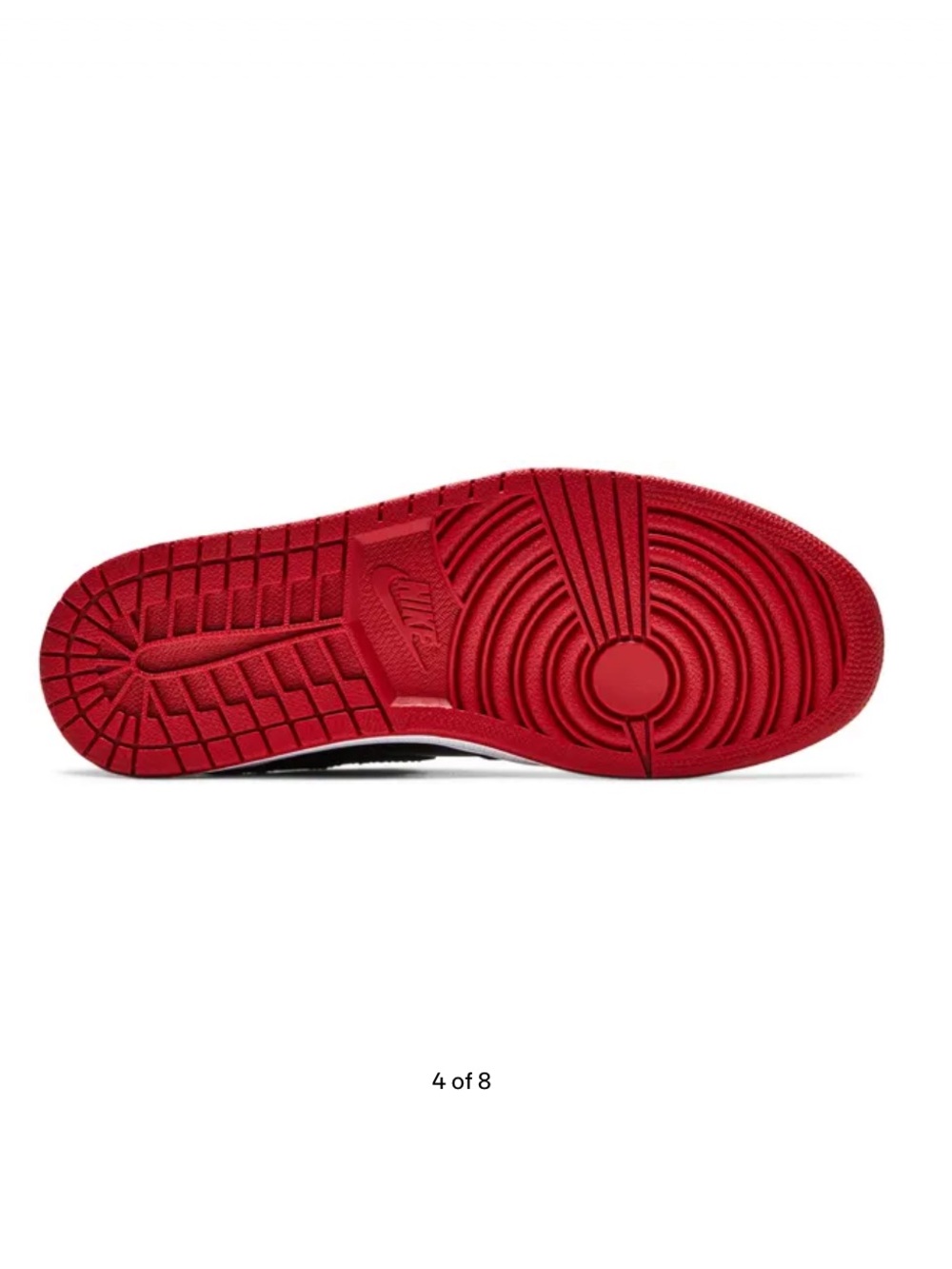 Jordan High-Top Sneakers in Black and Red Patent - Picture 2 of 6
